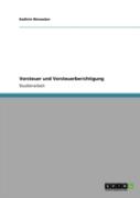 Vorsteuer Und Vorsteuerberichtigung
