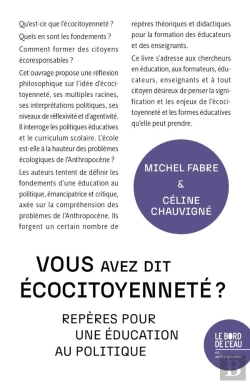 Bertrand.pt - Vous Avez Dit Éco-Citoyenneté ? Repères Pour Une Éducation Au Politique