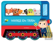 Voyage En Train : Livre Tout-Carton Avec Poignée Et Formes Découpées