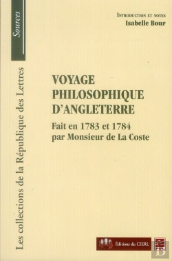 Bertrand.pt - Voyage Philosophique D'Angleterre ; Fait En 1783 Et 1784 Par Monsieur De La Coste