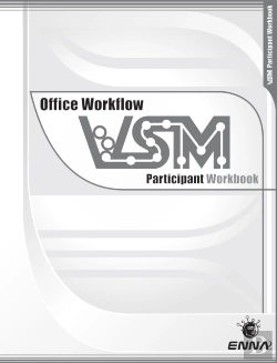 Bertrand.pt - Vsm Office Workflow: Participant Workbook