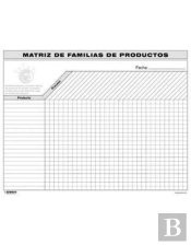 Vsm Product Family Matrix (Spanish)