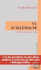 Vu D'Allemagne. Reportages 1931-1939