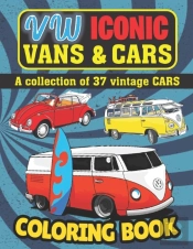 Vw Iconic Vans & Cars Coloring Book