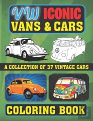 Vw Iconic Vans & Cars Coloring Book
