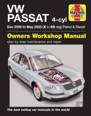 Vw Passat Petrol & Diesel (Dec 00 - May 05) Haynes Repair Manual