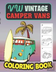 Vw Vintage Camper Vans Coloring Book