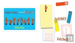 Bertrand.pt - Wacky Waving Inflatable Tube Guy Sticky Notes