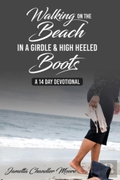 Walking On The Beach In A Girdle & High Heeled Boots