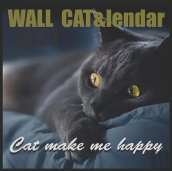 Bertrand.pt - Wall Cat&Lendar  2021 Cat Make Me Happy