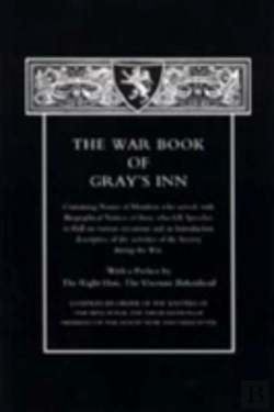 Bertrand.pt - War Book Of Gray'S Inn