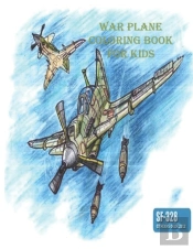 War Plane Coloring Book For Kids