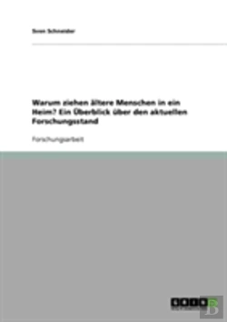 Bertrand.pt - Warum Ziehen Altere Menschen In Ein Heim? Ein Uberblick Uber Den Aktuellen Forschungsstand