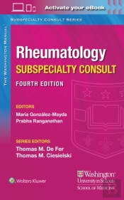 Washington Manual Rheumatology Subspecialty Consult