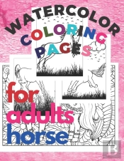 Watercolor Coloring Pages For Adults Horse
