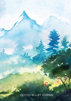 Bertrand.pt - Watercolor Hillside - Dotted Bullet Journal
