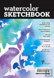 Watercolor Sketchbook Medium Black Flipt