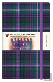 Waverley Scotland Tartan Notebook: Auld Lang Syne Tartan Large Notebook 21cm X 13cm