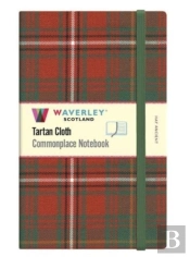 Waverley Tartan Commonplace Hay Ancient Large (21 X 13cm) Notebook
