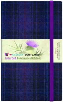 Bertrand.pt - Waverley Thistle Tartan Cloth Hardback Large Commonplace Notebook/Journal
