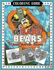 We Bare Bears Lines Spirals Hearts Coloring Book