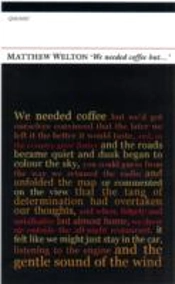 'We Needed Coffee But...'