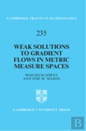 Weak Solutions To Gradient Flows In Metric Measure Spaces