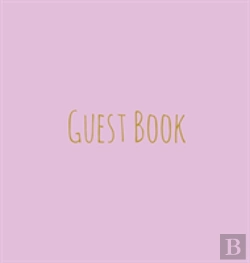 Bertrand.pt - Wedding Guest Book, Bride And Groom, Special Occasion, Comments, Gifts, Well Wish'S, Wedding Signing Book, Pink And Gold (Hardback)