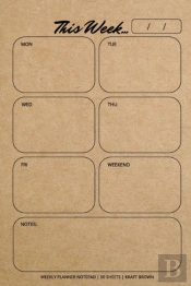 Weekly Planner Notepad