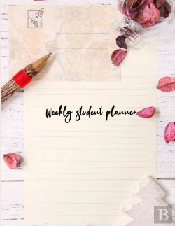 Bertrand.pt - Weekly Student Planner