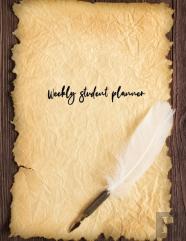 Weekly Student Planner