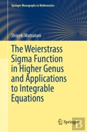 Weierstrass Sigma Function In Higher Genus And Applications To Integrable Equations