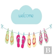 Welcome, Guest Book, Guests Comments, Visitors Book, Vacation Home Guest Book, Beach House Guest Book, Comments Book, Visitor Book, Holiday Home, Retreat Centers, Family Holiday Guest Book, Flip Flops