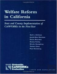 Welfare Reform In California