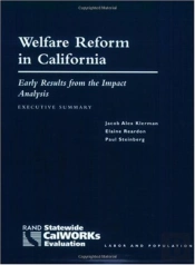 Welfare Reform In California
