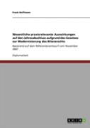 Wesentliche Praxisrelevante Auswirkungen Auf Den Jahresabschluss Aufgrund Des Gesetzes Zur Modernisierung Des Bilanzrechts