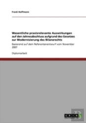 Wesentliche Praxisrelevante Auswirkungen Auf Den Jahresabschluss Aufgrund Des Gesetzes Zur Modernisierung Des Bilanzrechts