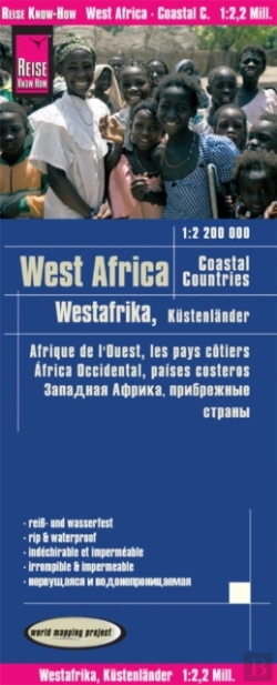 Bertrand.pt - West Africa, Coastal Countries(1:2.200.000) : From Senegal To Nigeria