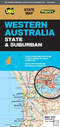 Bertrand.pt - Western Australia State & Suburban Map 670 17th Ed