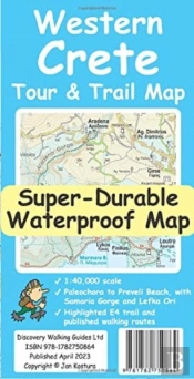 Western Crete Tour & Trail Super-Durable Map