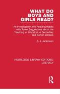What Do Boys And Girls Read?