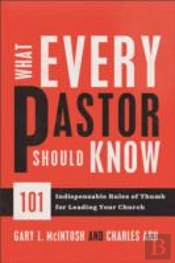 What Every Pastor Should Know Â€“ 101 Indispensable Rules Of Thumb For Leading Your Church