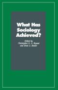 What Has Sociology Achieved?