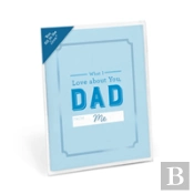 What I Love About Dad Fill In The Love Card Booklet