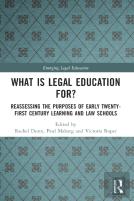 What Is Legal Education For?