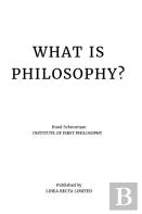 What Is Philosophy?