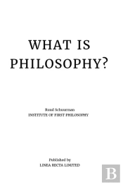 What Is Philosophy?