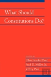 What Should Constitutions Do?
