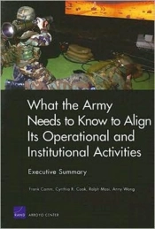 What The Army Needs To Know To Align Its Operational And Institutional Activities
