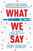 What We Didn'T Say